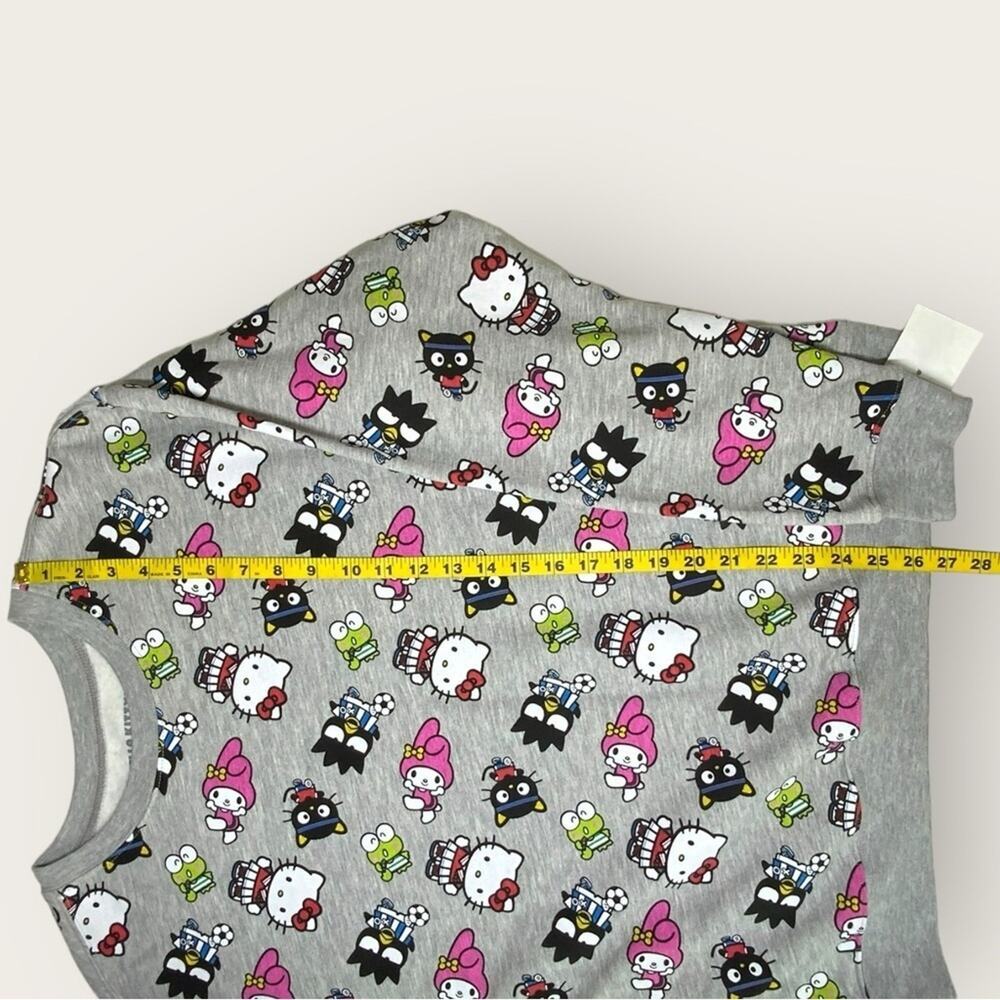 NWT | Hybrid Apparel | Sanrio Hello Kitty & Friends Sweatshirt | Gray | Large - Picture 6 of 8
